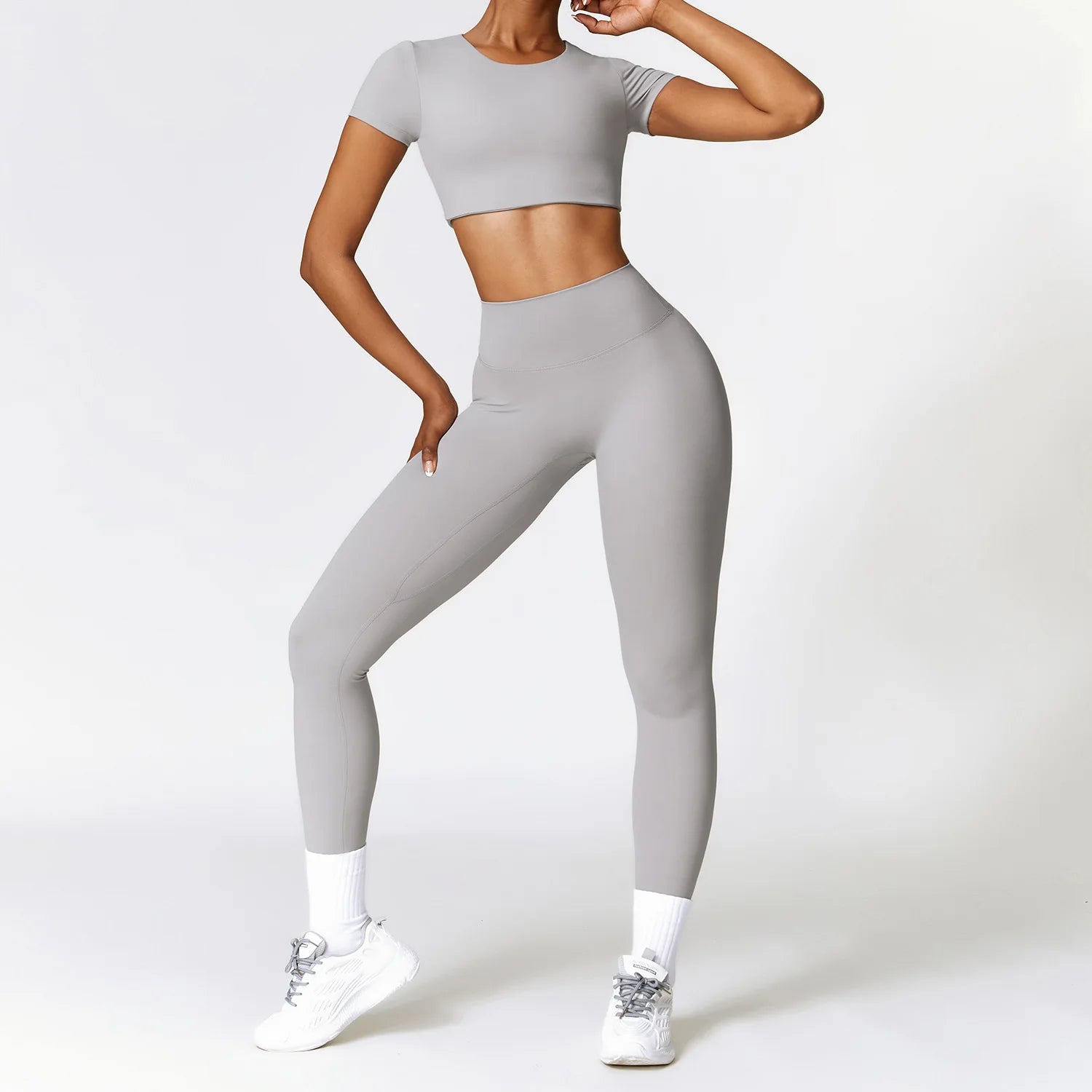 AthleChic™ High-Waist Fitness Set